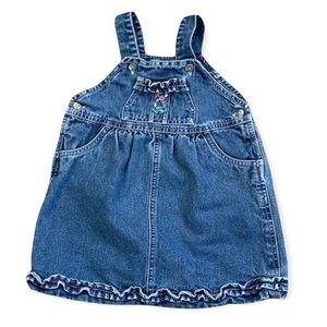 Cherokee Baby Girls 18 Months Denim Jumper